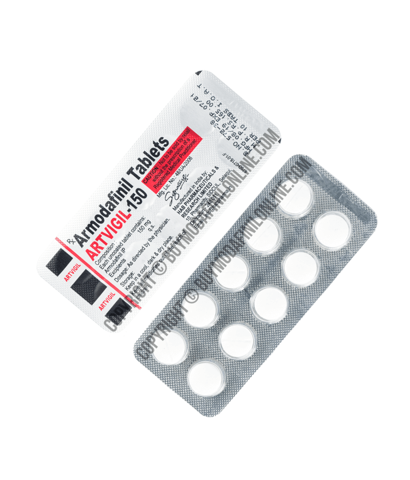 Darmowe próbki Artvigil 150 mg Armodafinil