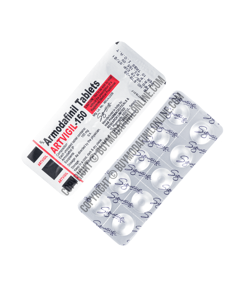 Artvigil 150 mg de armodafinilo genérico